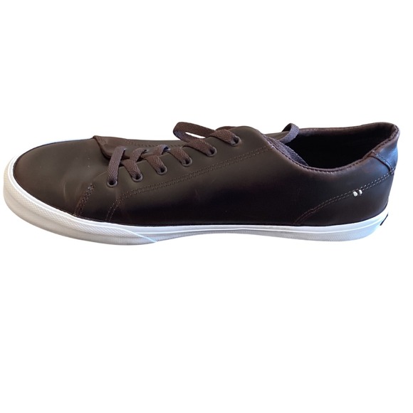 Sperry Top Sider Mens Leather Lace Up Casual Shoes Brown Size 10 - Picture 8 of 15